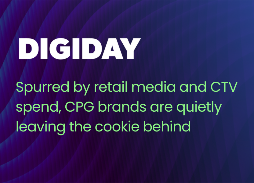 Spurred by retail media and CTV spend, CPG brands are quietly leaving the cookie behind
